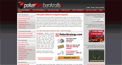 Desktop Screenshot of pokerfreebankrolls.com